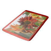 Oranje ventilator grote badmat (Gekanteld)