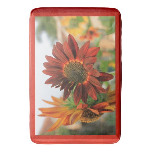 Oranje ventilator grote badmat (Voorkant Verticaal)