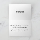 Oranje ventilator in Mason Jar Hartelijk dank Bedankkaart (Binnen)