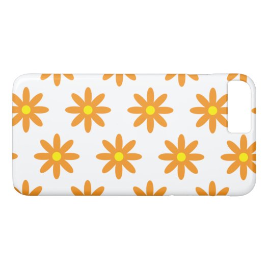 Oranje ventilator iPhone 7 Hoesje (Achterkant (Horizontaal))