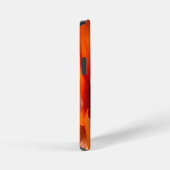Oranje ventilator iPhone hoesje (Rechterkant)