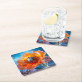 Oranje ventilator kartonnen onderzetters (Insitu)