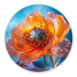 Oranje ventilator keramische knop