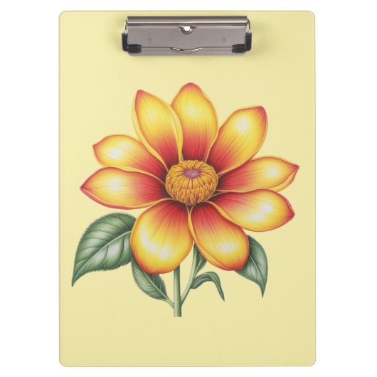 Oranje ventilator klembord (Voorkant)