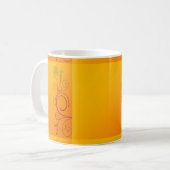 Oranje ventilator koffiemok (Voorkant links)