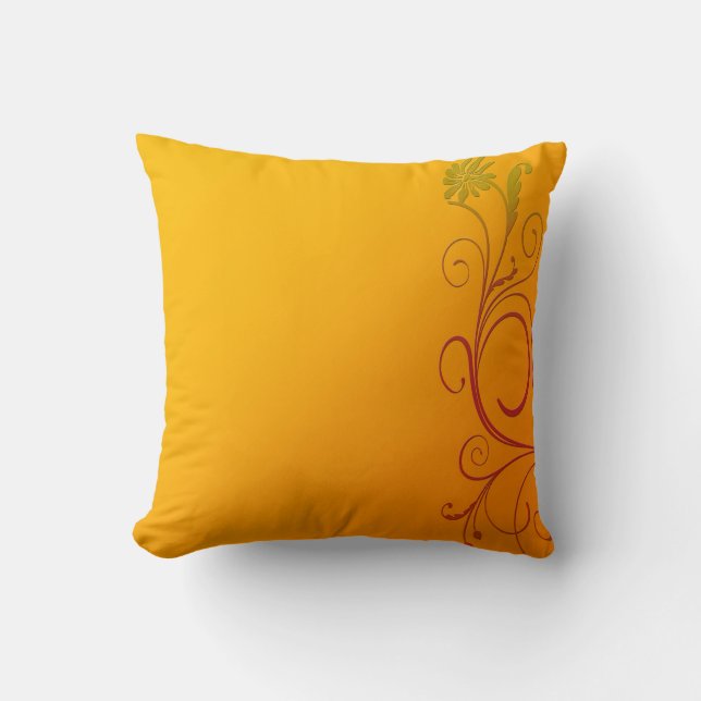Oranje ventilator kussen (Voorkant)