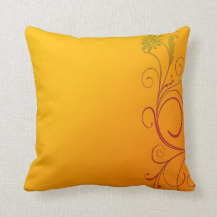Oranje ventilator kussen