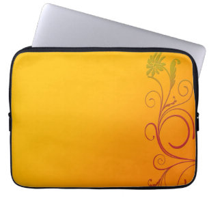 Oranje ventilator laptop sleeve