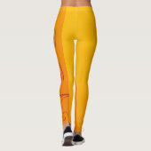 Oranje ventilator leggings (Achterkant)
