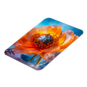 Oranje ventilator magneet (Linkerzijde)