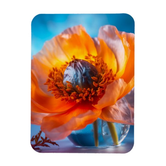 Oranje ventilator magneet (Verticaal)