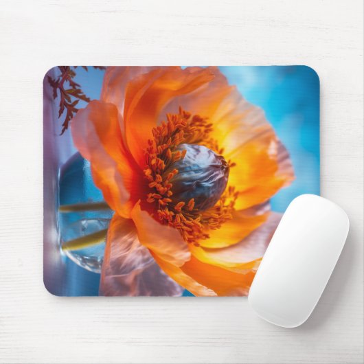 Oranje ventilator muismat (Met muis)