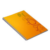Oranje ventilator notitieboek (Rechterzijde)