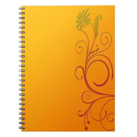 Oranje ventilator notitieboek (Voorkant)