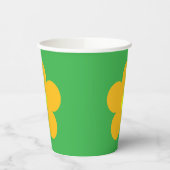 Oranje ventilator papieren bekers (Links)