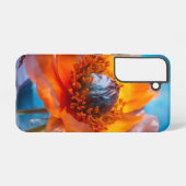 Oranje ventilator samsung galaxy hoesje (Achterkant horizontaal)