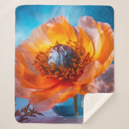 Oranje ventilator sherpa deken