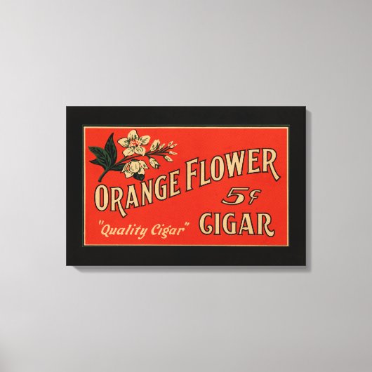 Oranje ventilator signaaldoos canvas afdruk (Voorkant)