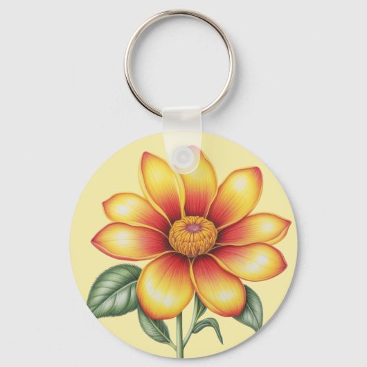 Oranje ventilator sleutelhanger (Achterkant)