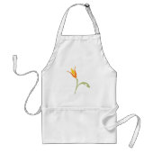 Oranje ventilator standaard schort (Voorkant)