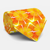 Oranje ventilator stropdas (Opgerold)