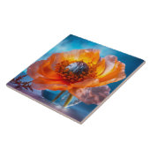 Oranje ventilator tegeltje (Zijkant)