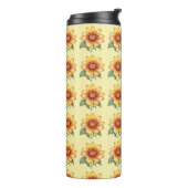 Oranje ventilator thermosbeker (Gedraaid links)
