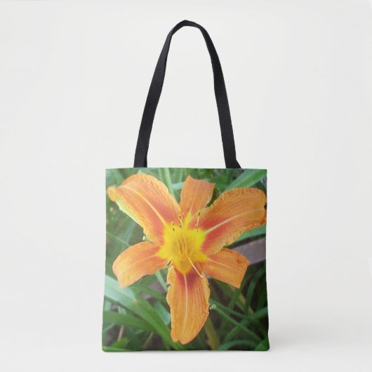 Oranje ventilator tote bag (Voorkant)