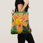 Oranje ventilator tote bag (Dichtbij)
