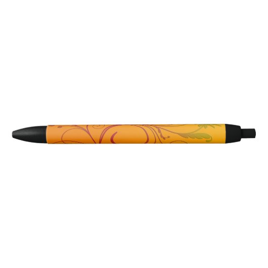 Oranje ventilator zwarte inkt pen (Voorkant)