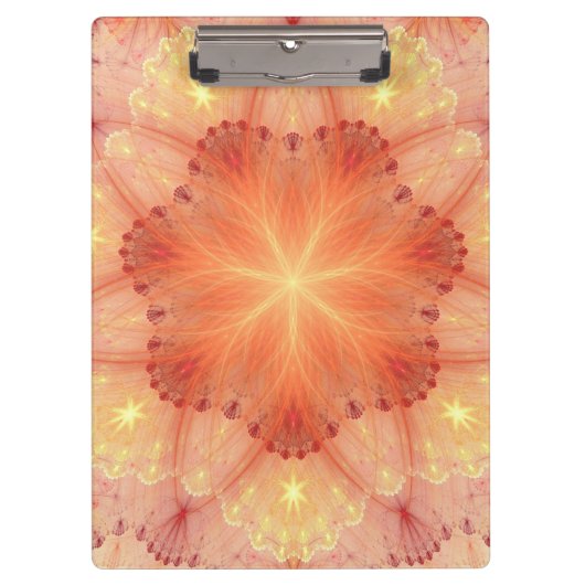 Oranje ventilatorbenzine decoratieve verf klembord (Voorkant)