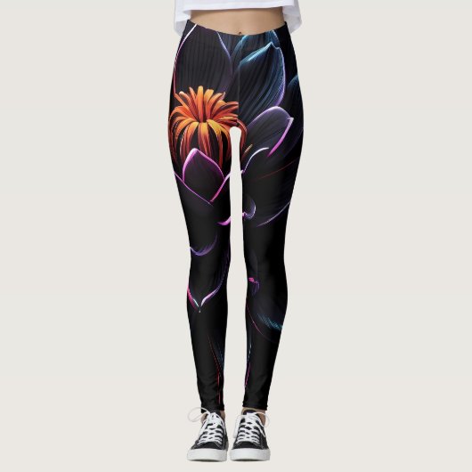 Oranje ventilatorLeggings Leggings (Voorkant)