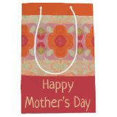 Oranje ventilatorontwerper medium cadeauzakje (Voorkant)