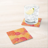 Oranje ventilatorpatroon kartonnen onderzetters (Insitu)