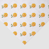 Oranje ventilatorpatroon tissuepapier (Detail)