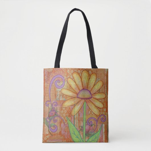 Oranje ventilatorTas Tote Bag (Voorkant)