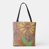 Oranje ventilatorTas Tote Bag (Achterkant)