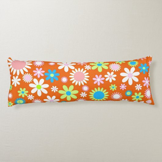 Oranje ventilatorvermogen lichaamskussen (Achterkant)