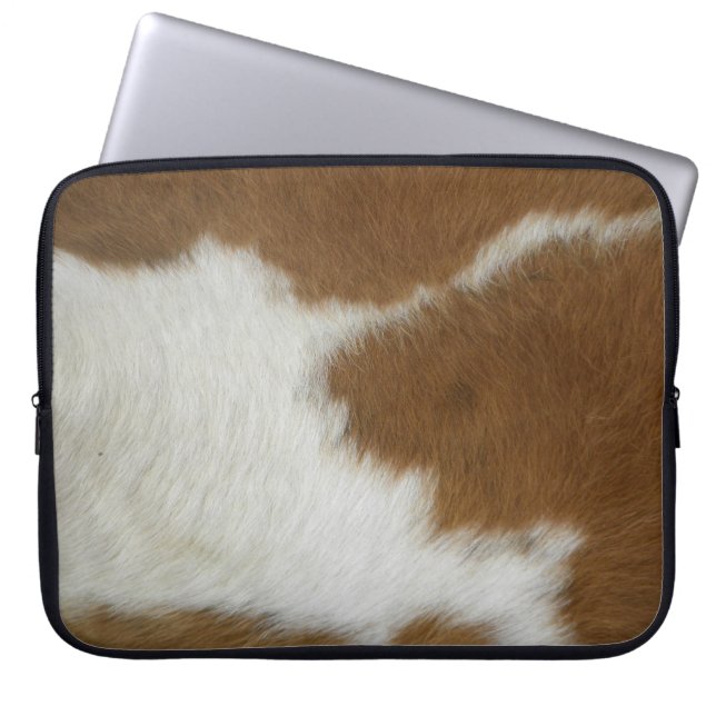 Oranje verbergen laptop sleeve (Voorkant)
