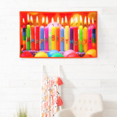 Oranje verjaardag spandoek (Insitu)