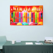 Oranje verjaardag spandoek (Beurs)