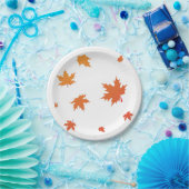 Oranje verlof bij bord (Feest)