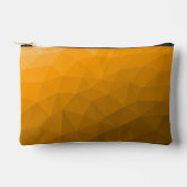 Oranje verloop geometrisch mesh patroon etui (Voorkant)