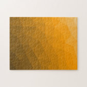 Oranje verloop geometrisch mesh patroon legpuzzel (Horizontaal)