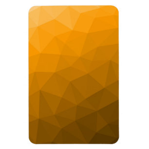 Oranje verloop geometrisch mesh patroon magneet