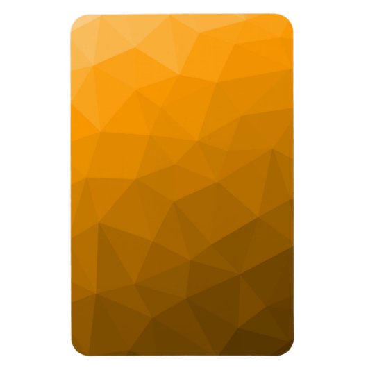 Oranje verloop geometrisch mesh patroon magneet (Verticaal)
