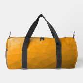 Oranje verloop geometrisch mesh patroon Monogram Plunjezak (Achterkant)