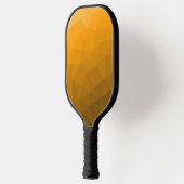 Oranje verloop geometrisch mesh patroon pickleball paddle (Links)