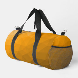Oranje verloop geometrisch mesh patroon plunjezak