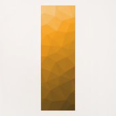 Oranje verloop geometrisch mesh patroon yogamat (Voorkant)